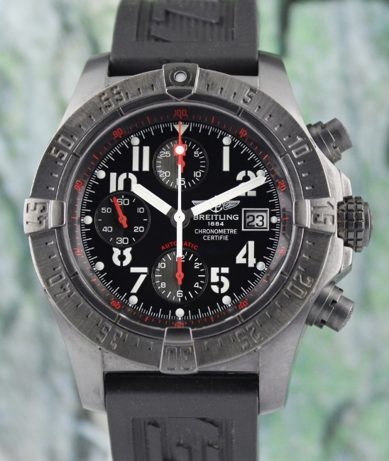 (image for) LIMITED EDITION BREITLING BLACK STEEL AVENGER / M13380